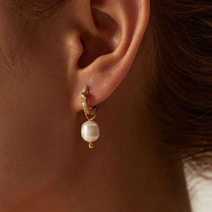 [Raffine]Sara Pearl Earrings
