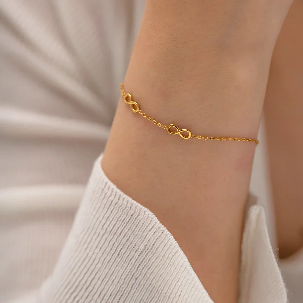 [Raffine]Everlasting Gold Bracelet