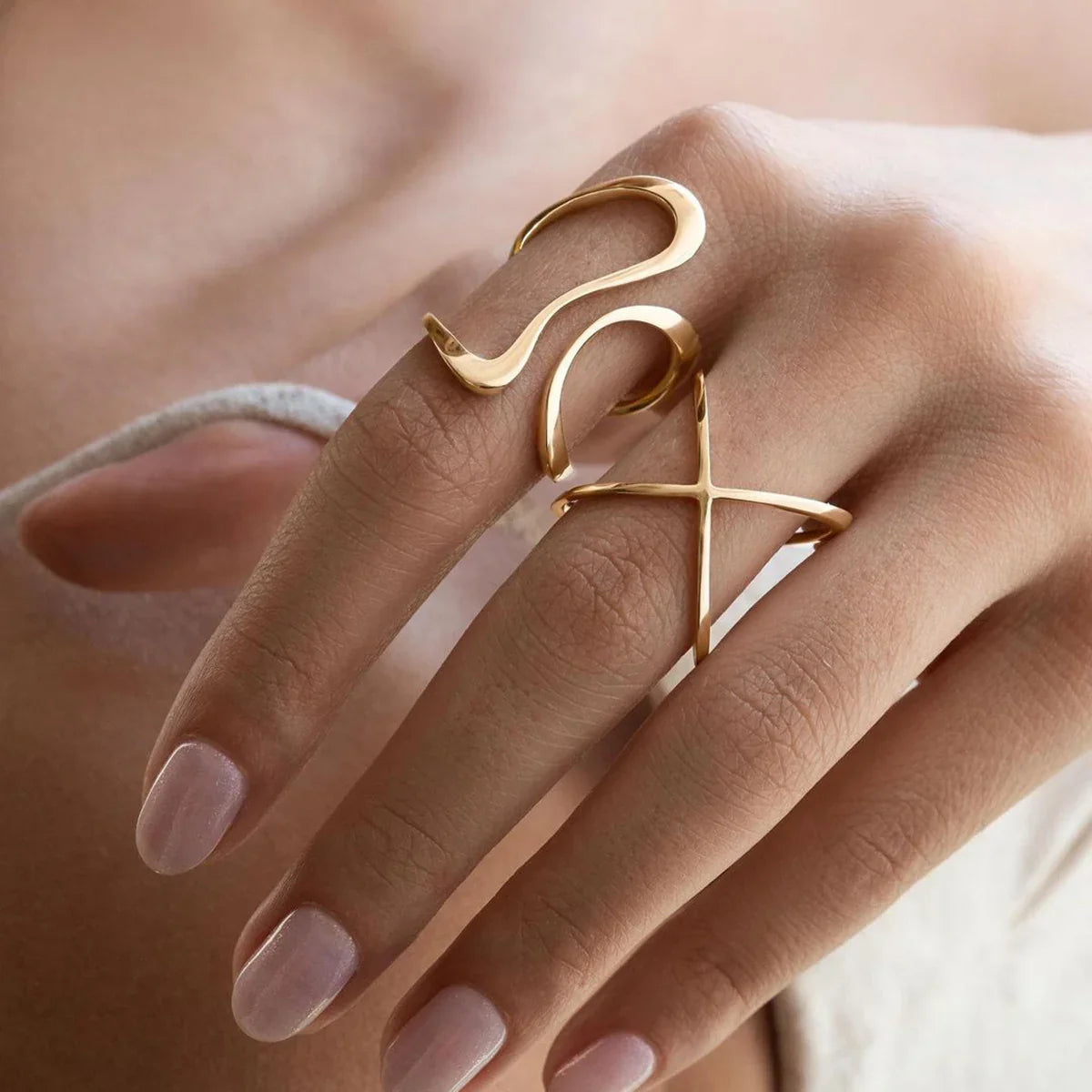 [Raffine]Mosaic Gold Ring