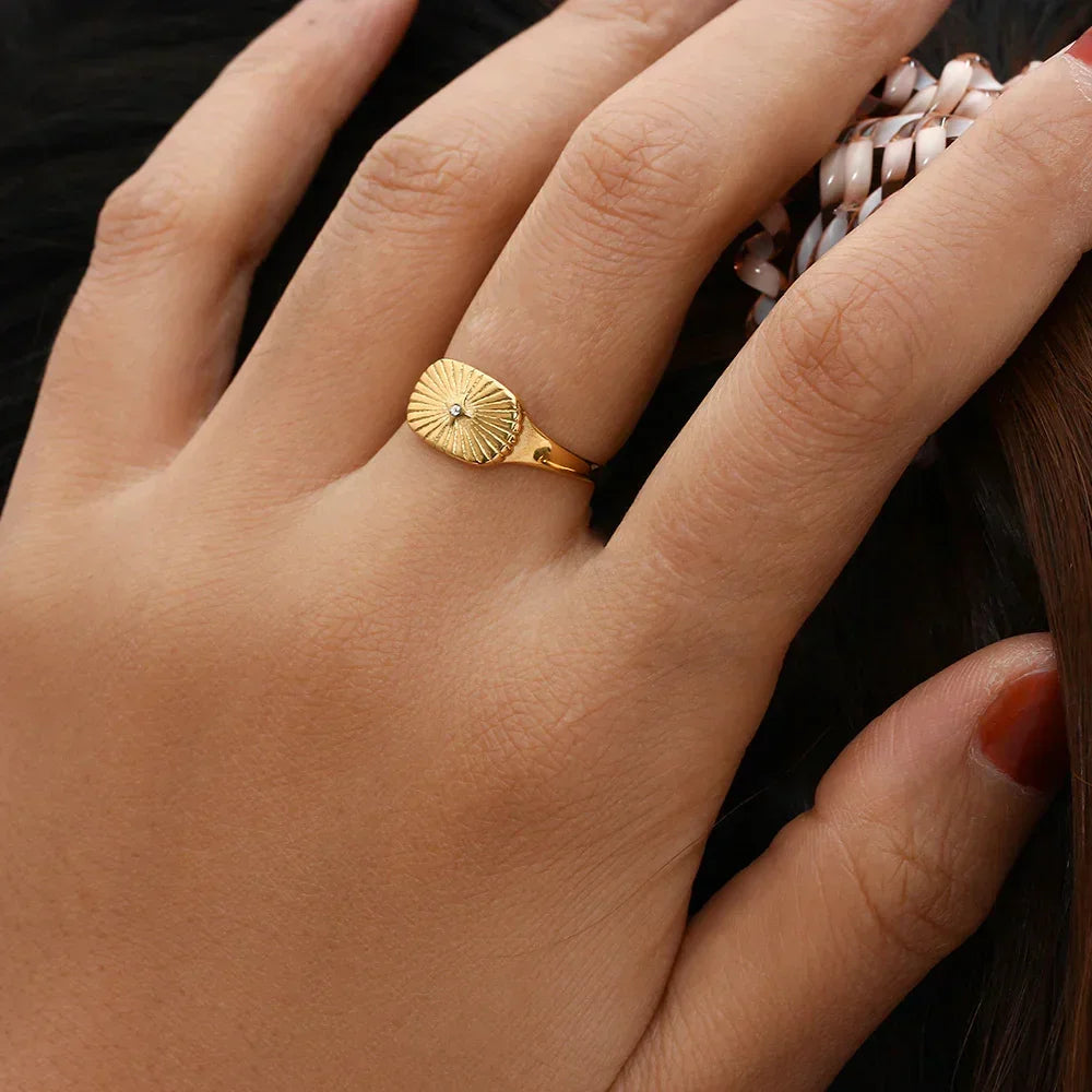 [Raffine]Aglaia Gold Ring