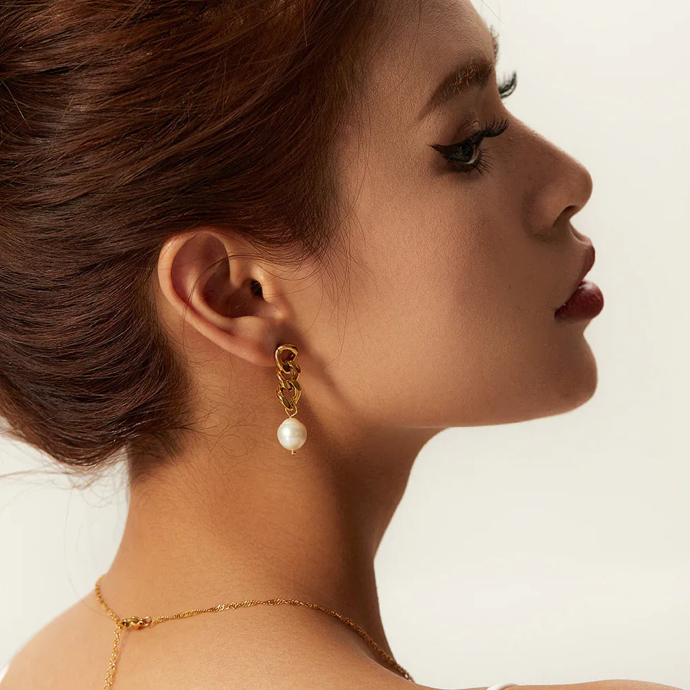[Raffine]Lumina Pearl Earrings