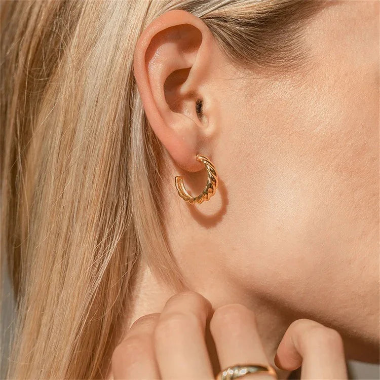 [Raffine]Croissant Arc Earrings