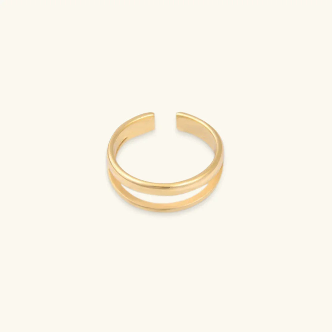 [Raffine]Olivia Layered Gold Ring