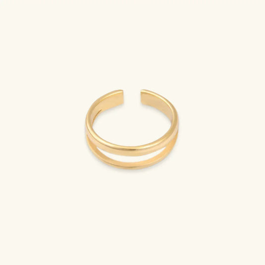 [Raffine]Olivia Layered Gold Ring