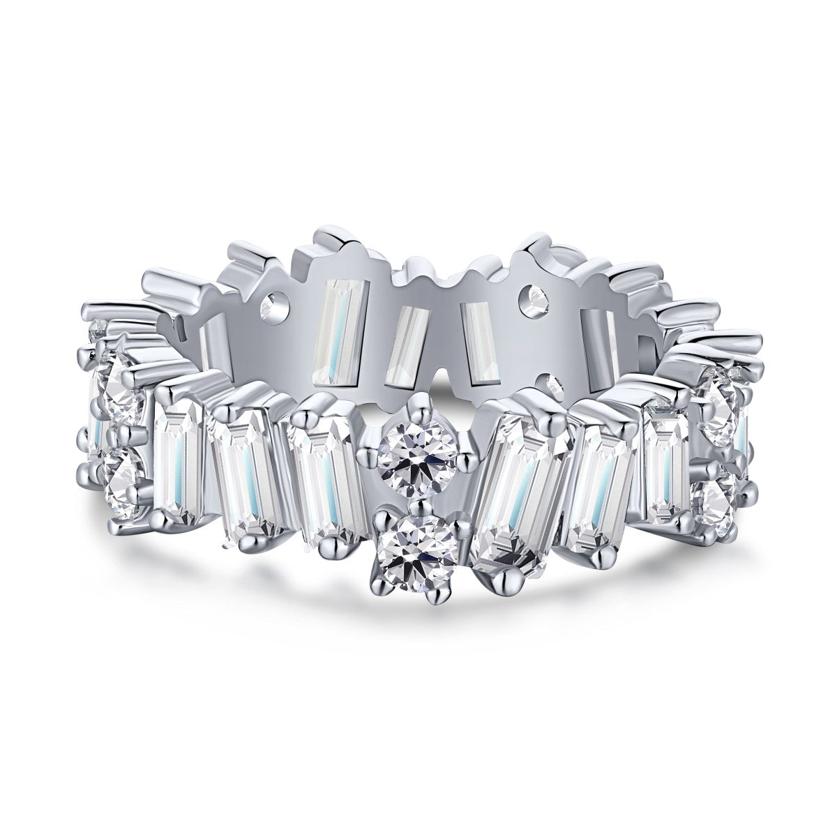 [Raffine] Anillo de tenis delicado con múltiples formas