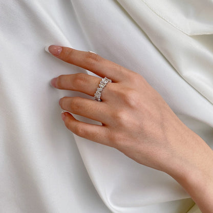 [Raffine] Anillo de tenis delicado con múltiples formas