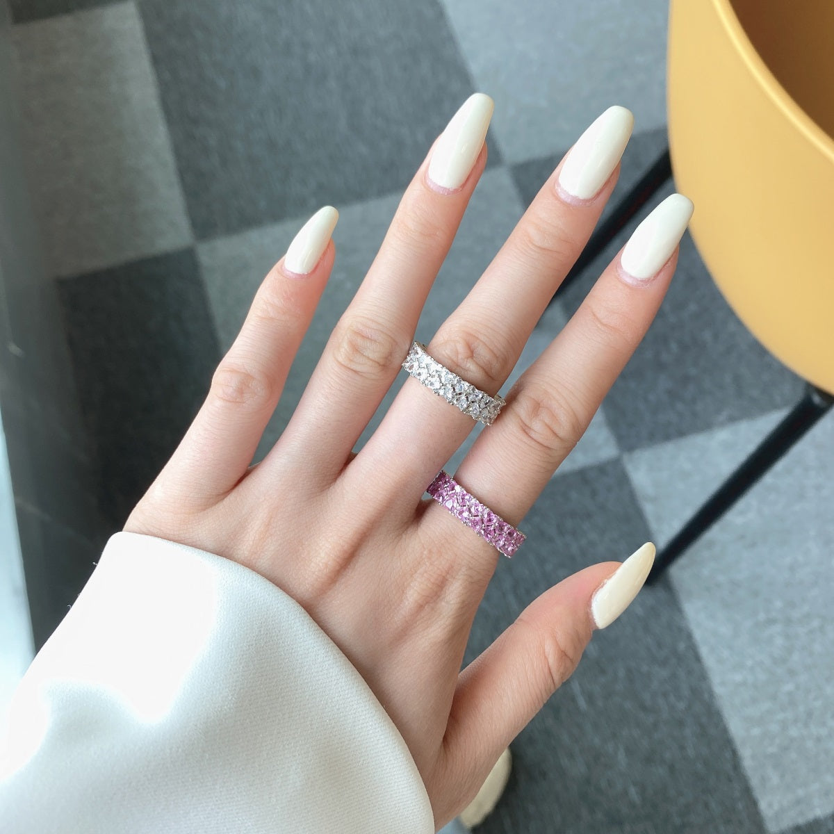 [Raffine]Anillo de corazón brillante