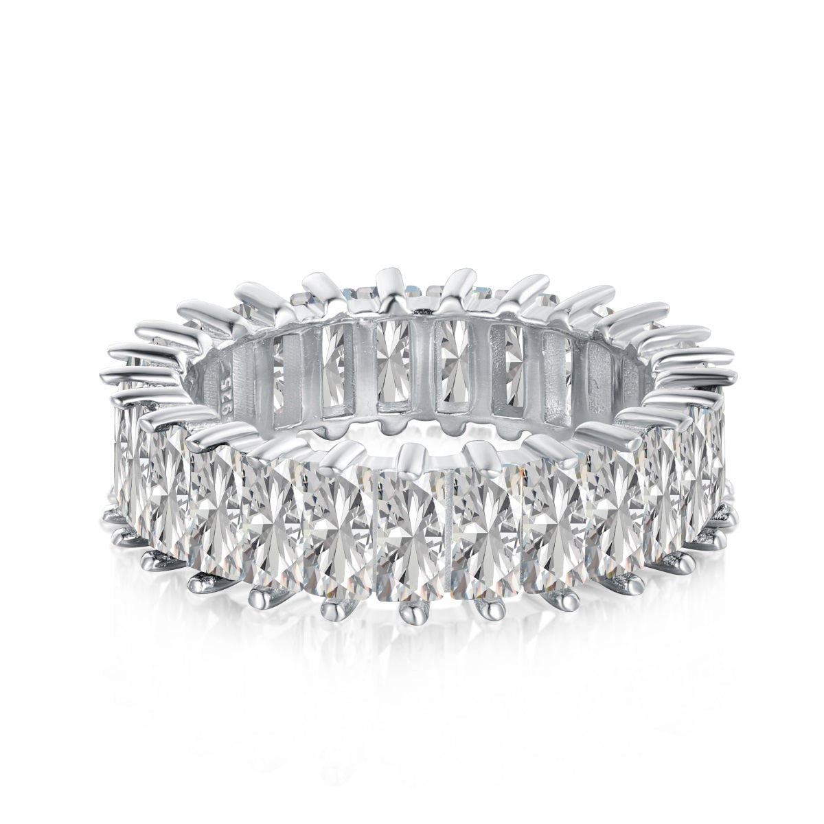 [Raffine] Anillo único de corte radiante y colorido