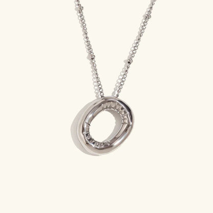 [Raffine]Balloon Gold Initial Necklace