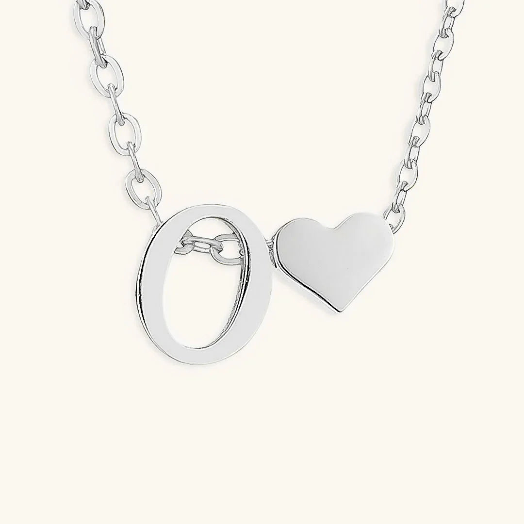[Raffine]Ria Initial Letter Gold Necklace