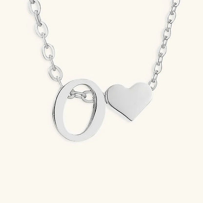 [Raffine]Ria Initial Letter Gold Necklace