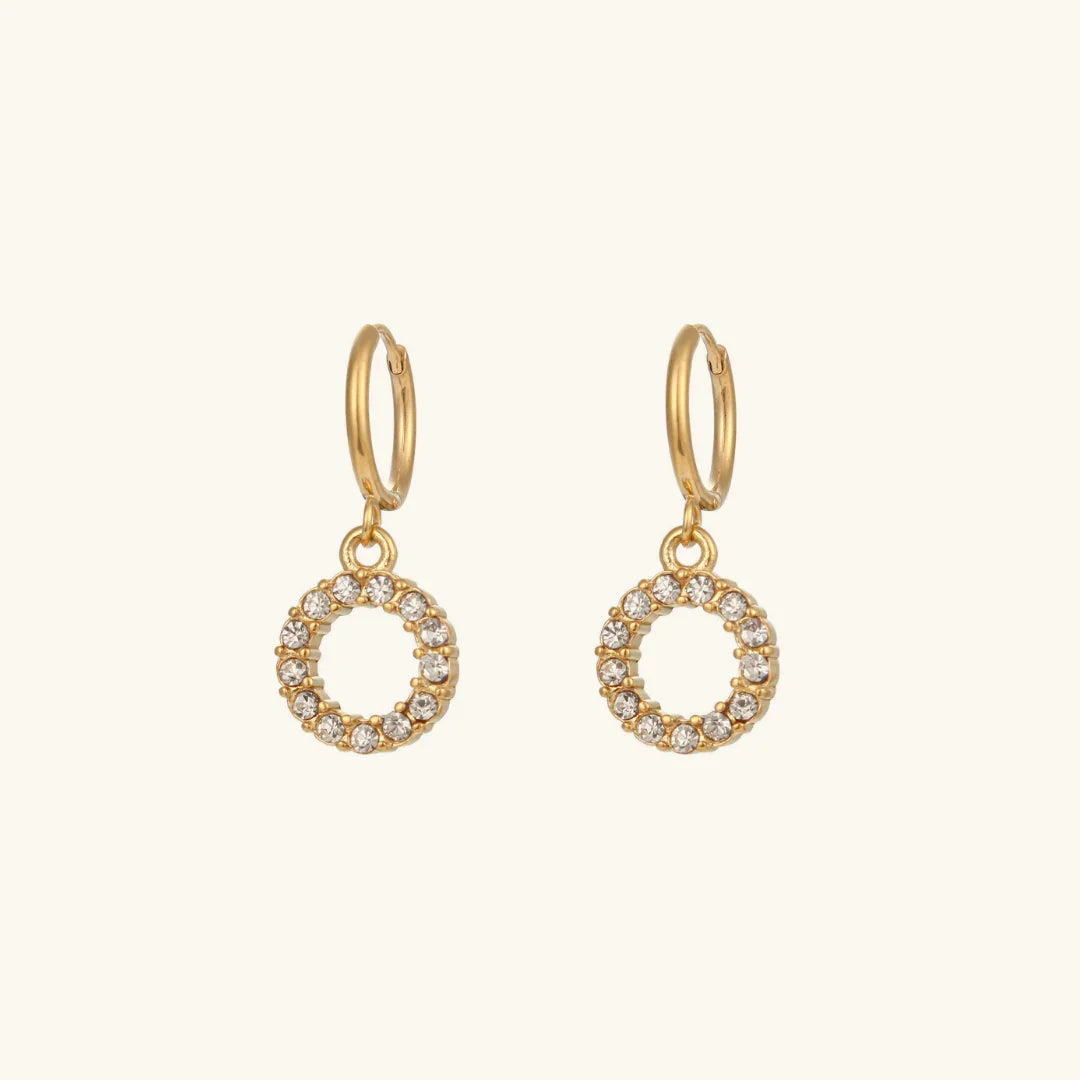 [Raffine]Wilhemina Initial Letter Earrings