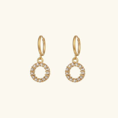 [Raffine]Wilhemina Initial Letter Earrings