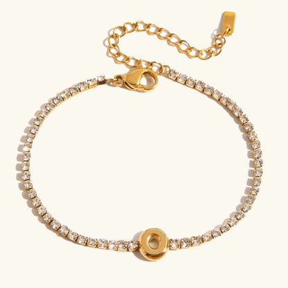[Raffine]Avaria Bubble Letter Tennis Bracelet