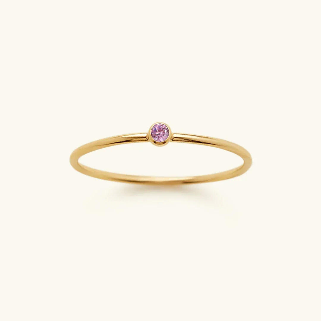 [Raffine]Amelia Birthstone Stacker Ring