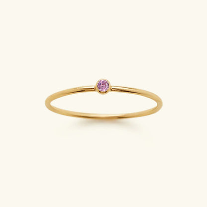 [Raffine]Amelia Birthstone Stacker Ring