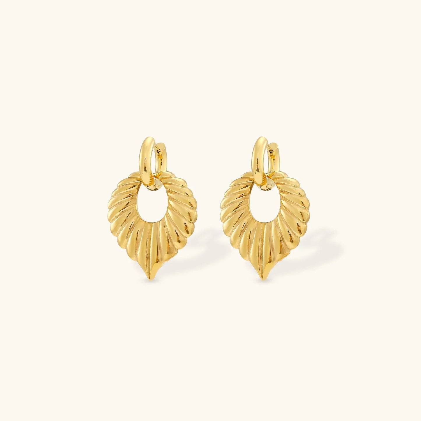 [Raffine]Penelope Leaf Earrings