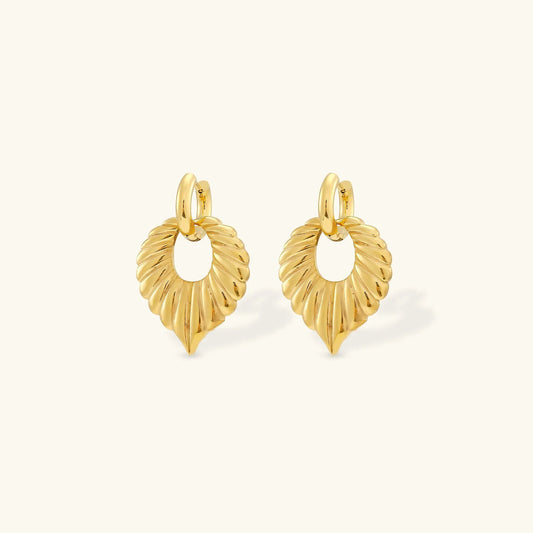 [Raffine]Penelope Leaf Earrings