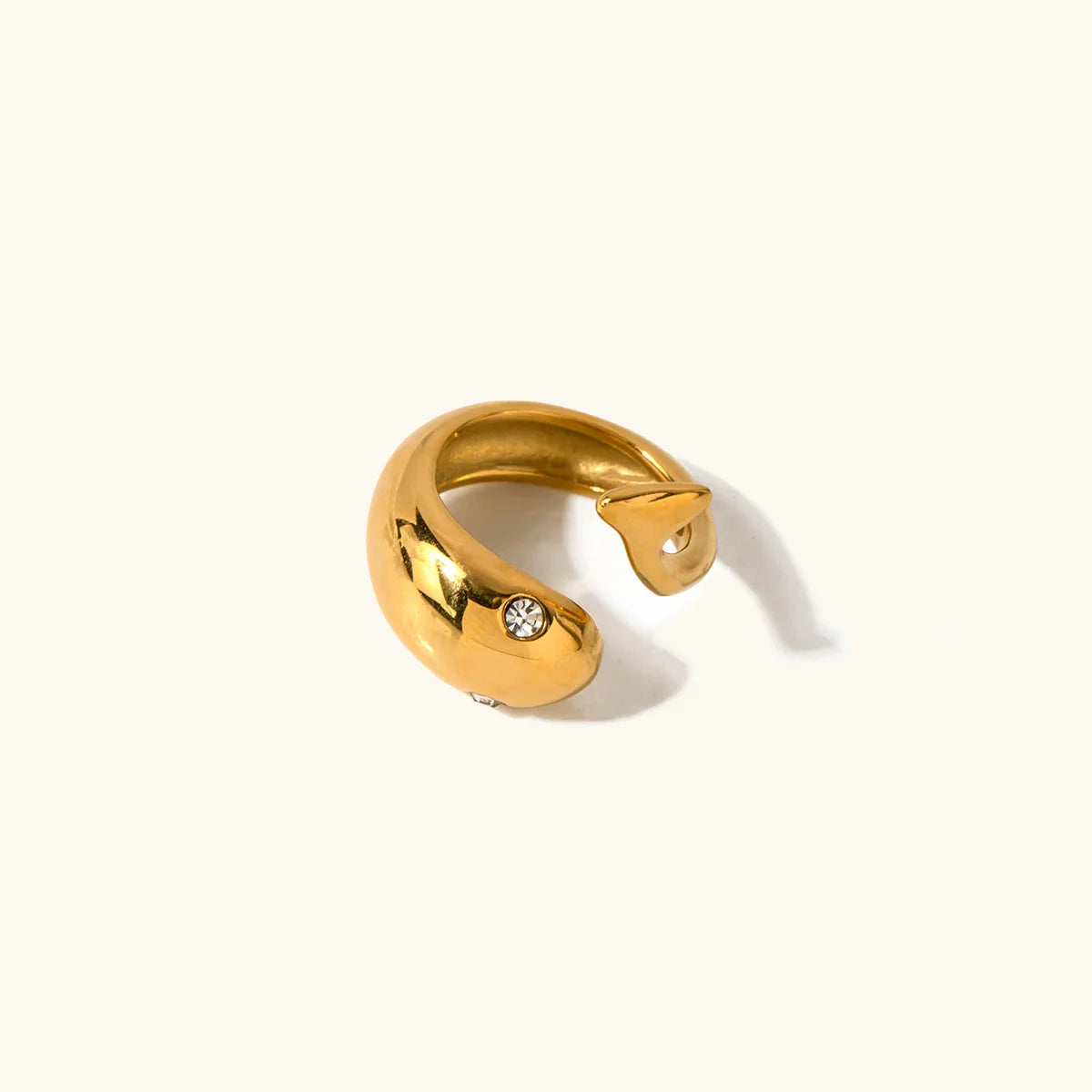 [Raffine]Etta Gold Serpent Ring