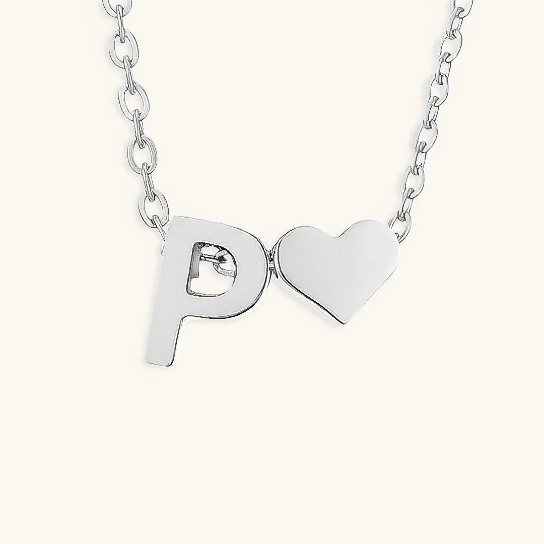 [Raffine]Ria Initial Letter Gold Necklace