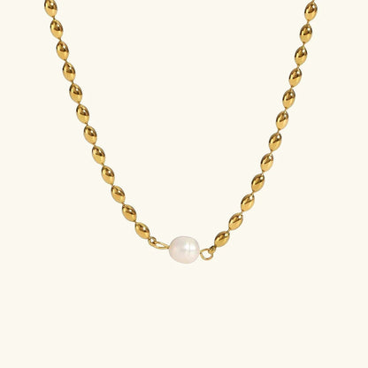 [Raffine]Neptune Freshwater Pearl Necklace