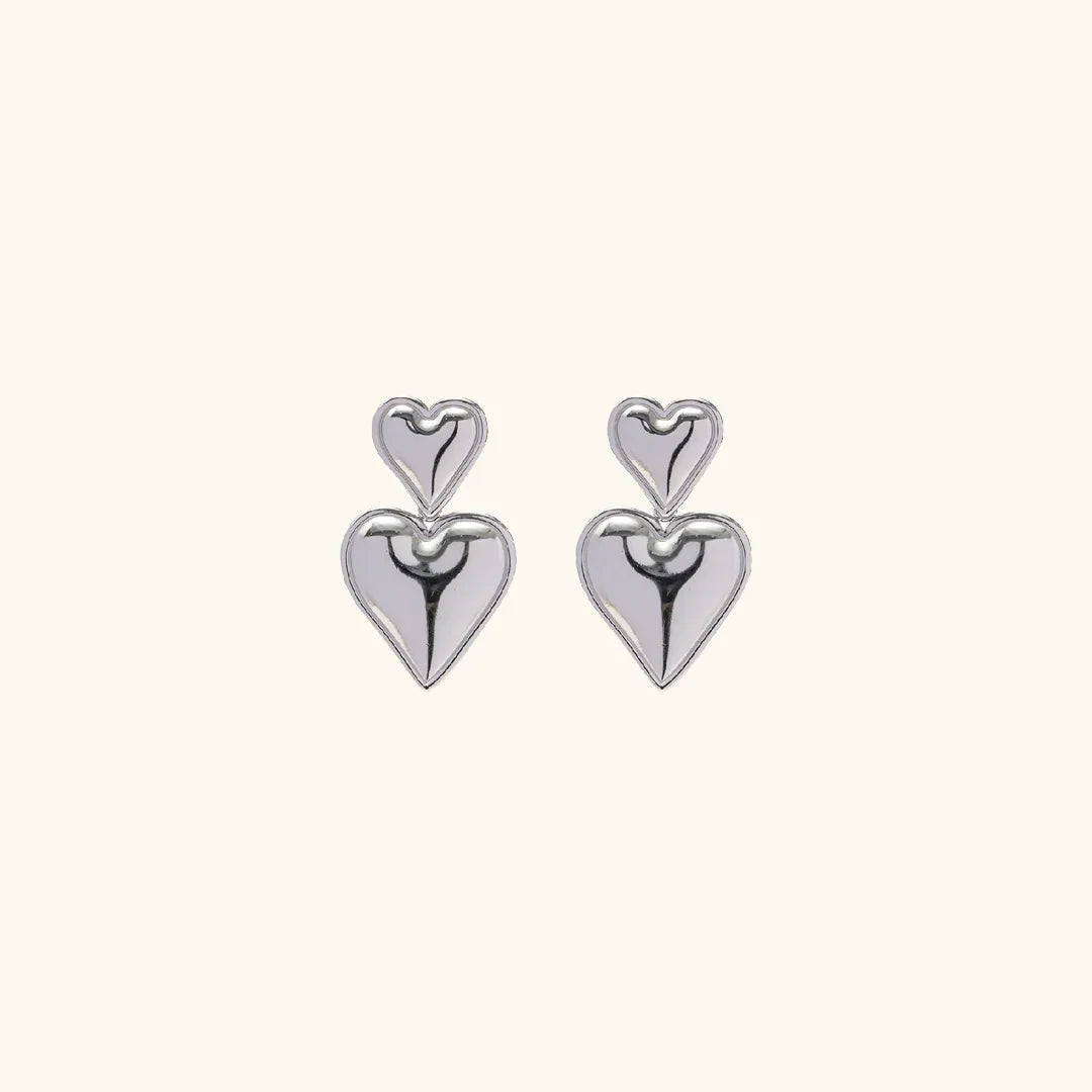 [Raffine]Zofia Gold Heart Earrings