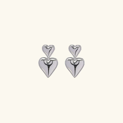 [Raffine]Zofia Gold Heart Earrings