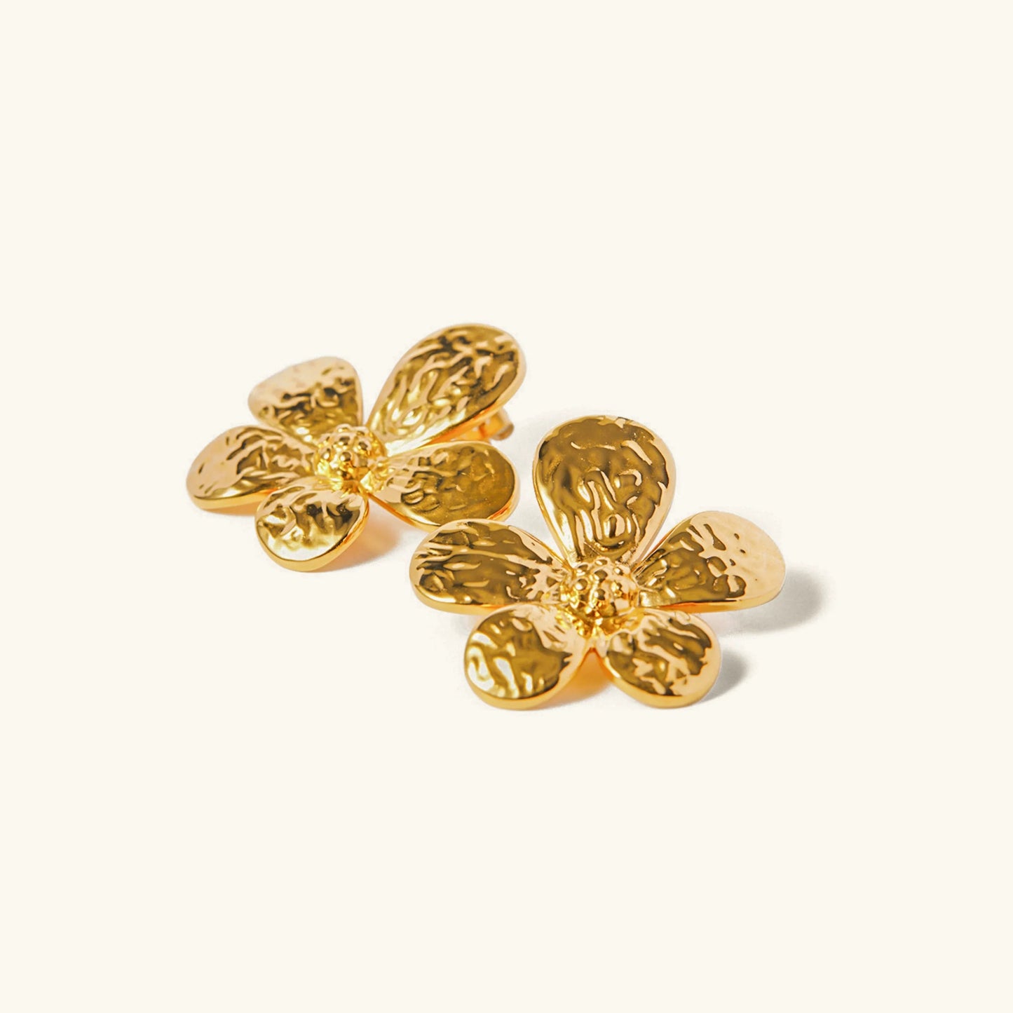 [Raffine]Daisy Gold Earrings