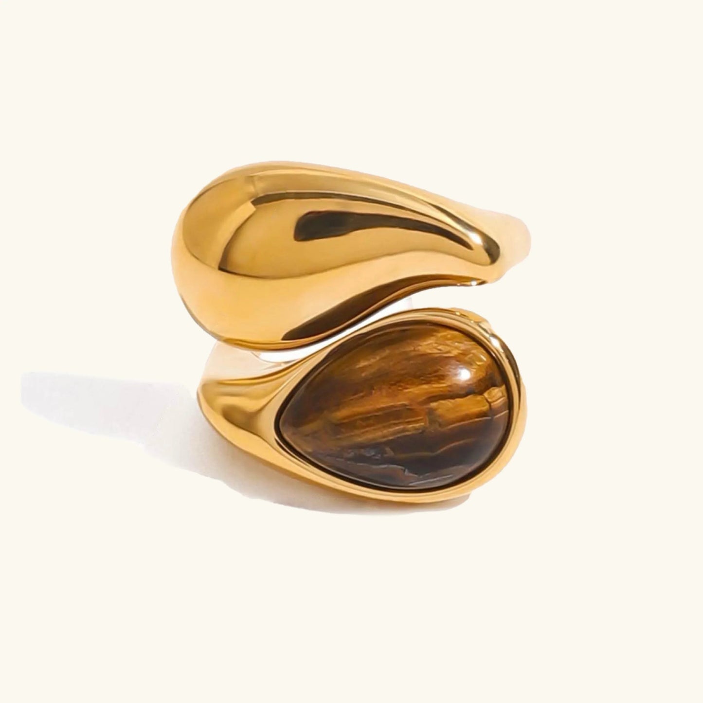 [Raffine]Mara Amber Pearl Ring