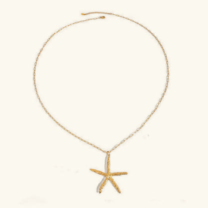 [Raffine]Claudia Gold Starfish Necklace