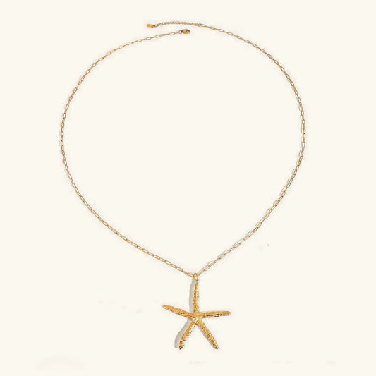 [Raffine]Claudia Gold Starfish Necklace