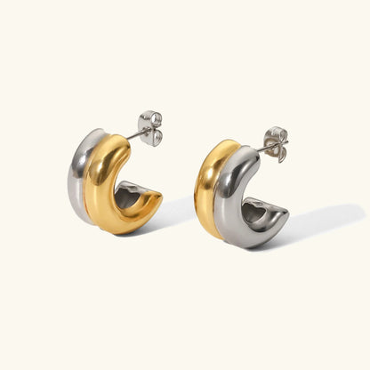 [Raffine]Henrietta Gold Earrings