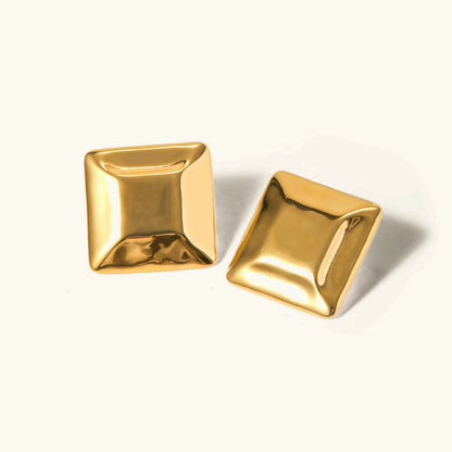 [Raffine]Fischer Chunky Pillow Earrings
