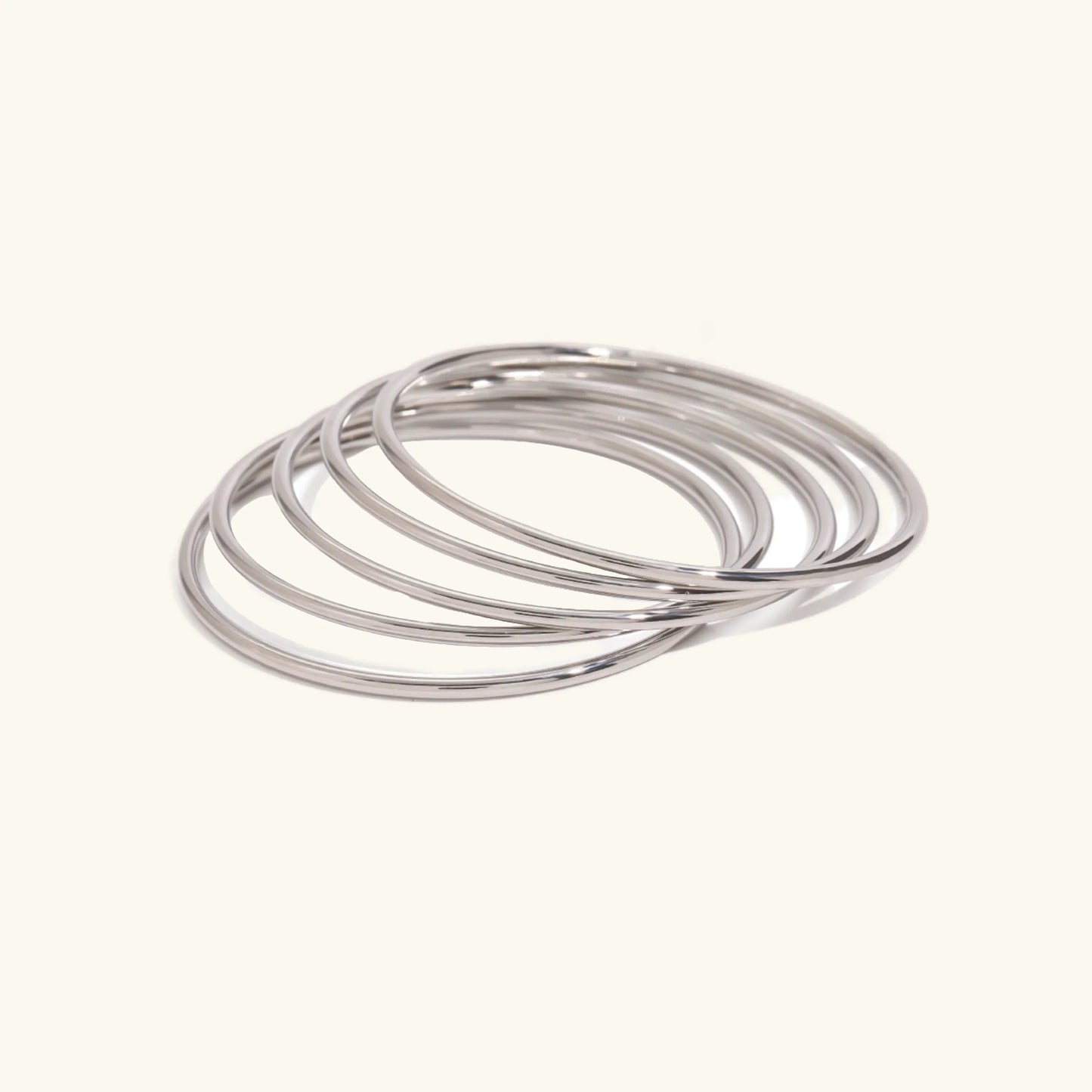 [Raffine]Shannon Gold Bangle Set