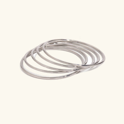 [Raffine]Shannon Gold Bangle Set