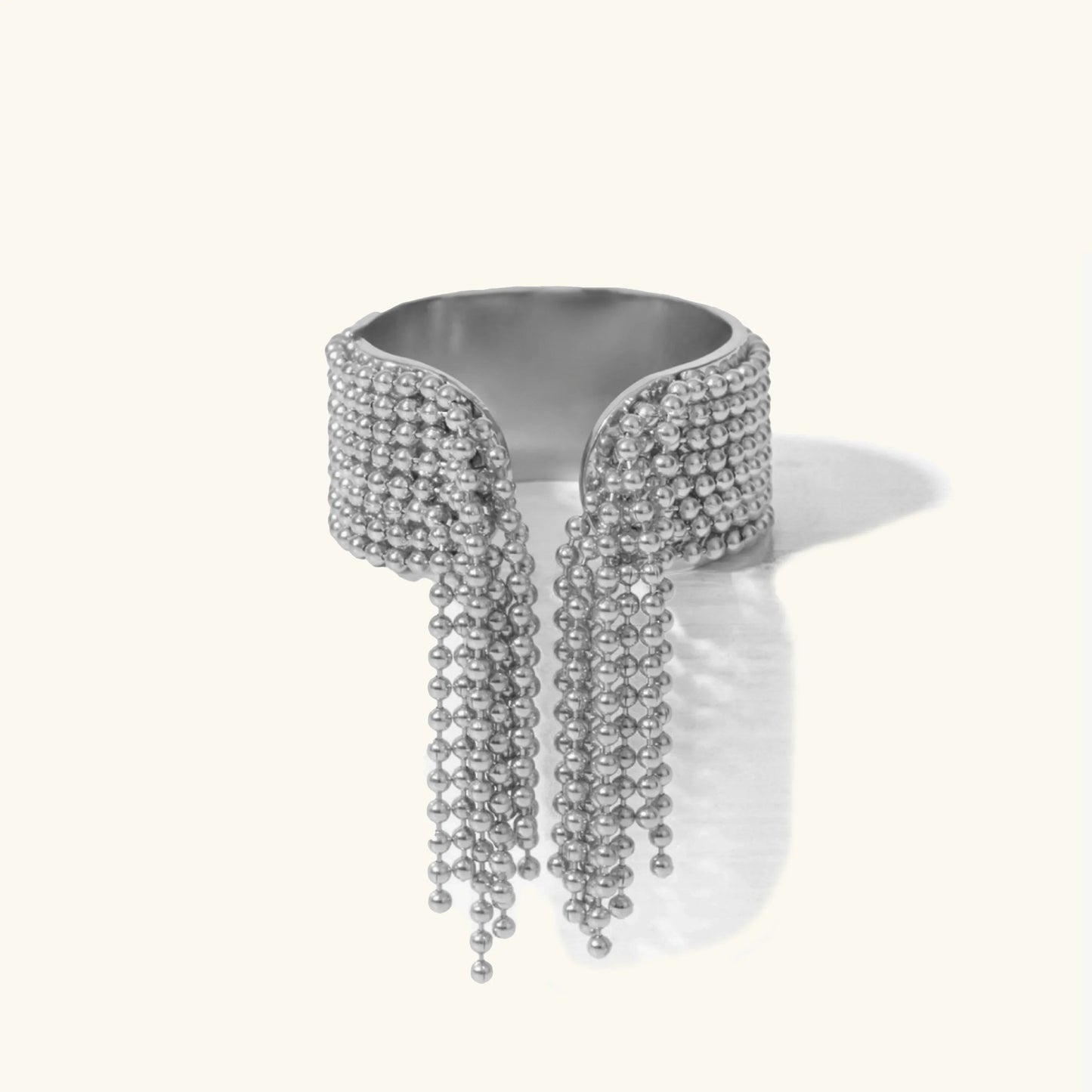 [Raffine]Krystelle Gold Tassel Ring
