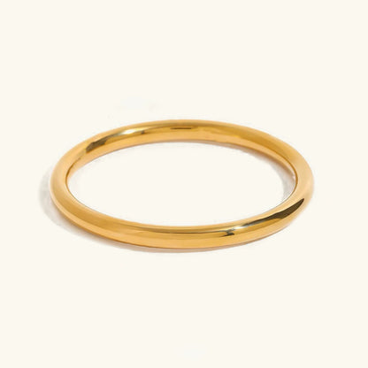 [Raffine]Lina Smooth Gold Bangle