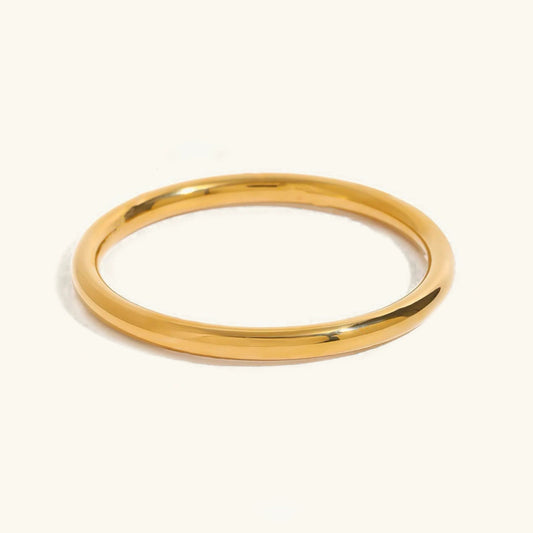 [Raffine]Lina Smooth Gold Bangle