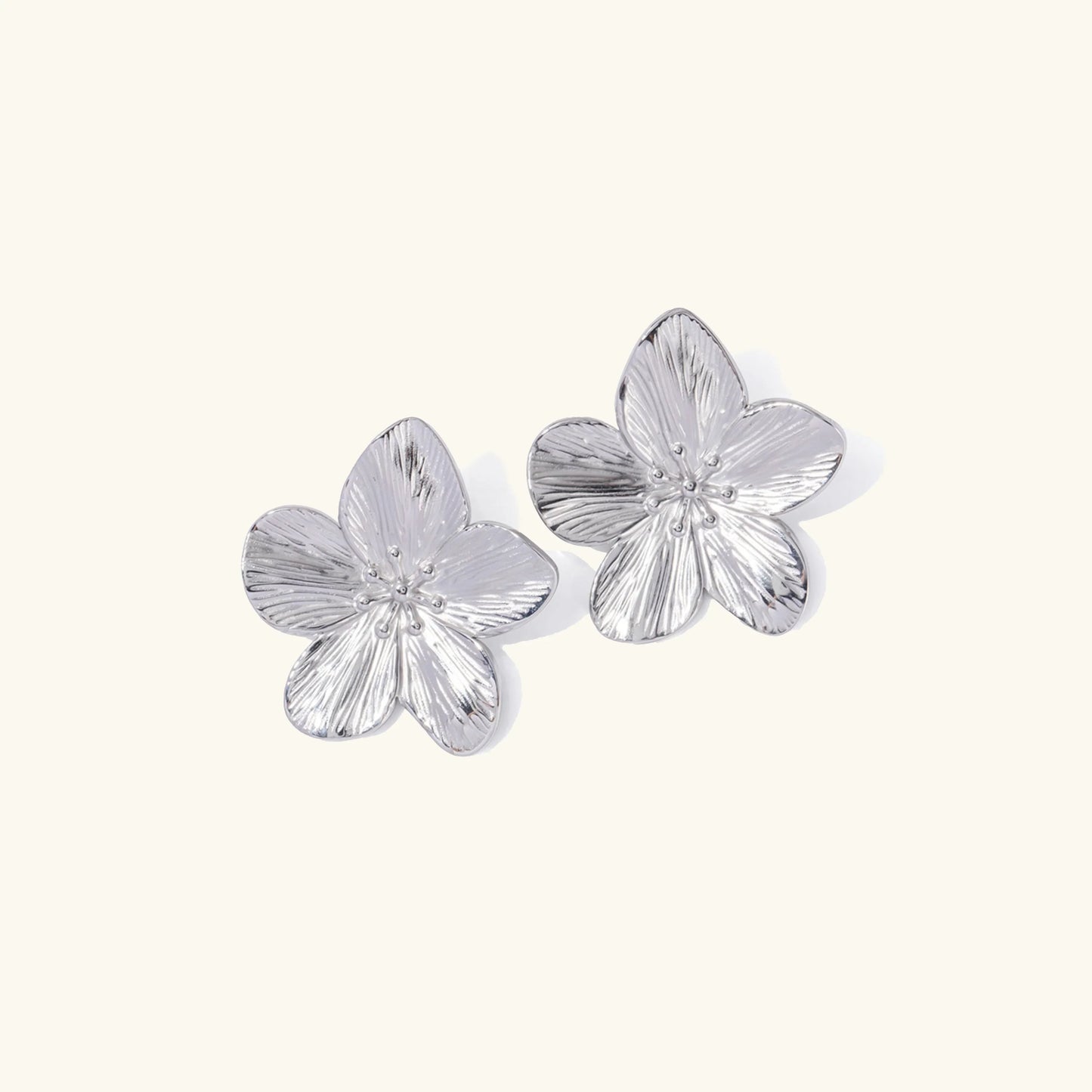 [Raffine]Allysa Flower Gold Earrings