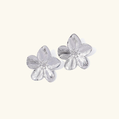 [Raffine]Allysa Flower Gold Earrings
