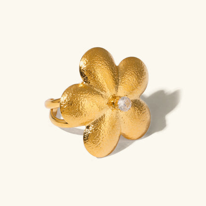 [Raffine]Flora Gold Petal Ring