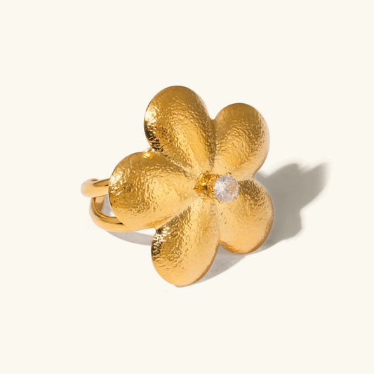[Raffine]Flora Gold Petal Ring