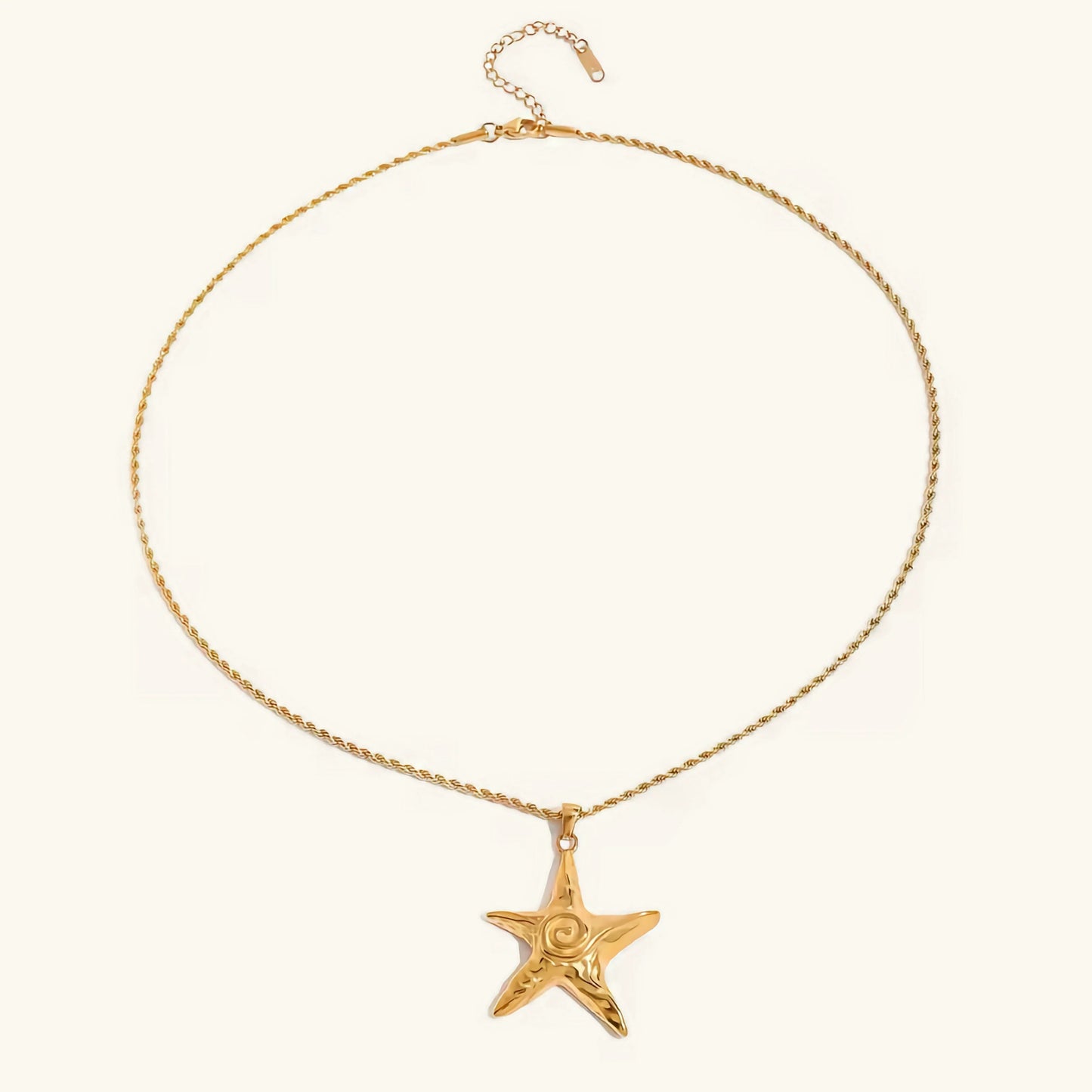 [Raffine]Tammy Gold Starfish Necklace