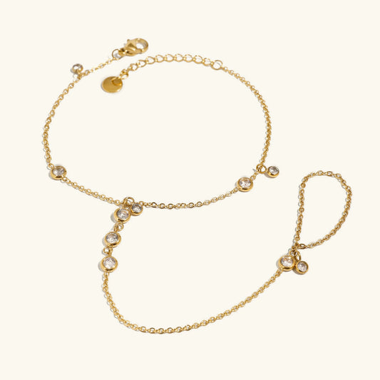 [Raffine]Elina Diamond Hand Chain