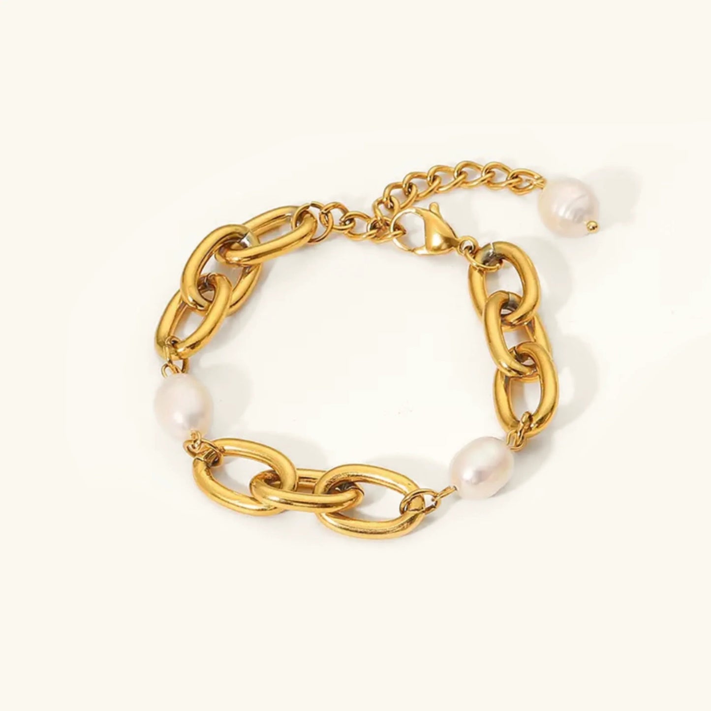 [Raffine]Ysabel Chunky Freshwater Pearl Bracelet