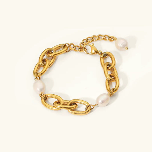 [Raffine]Ysabel Chunky Freshwater Pearl Bracelet