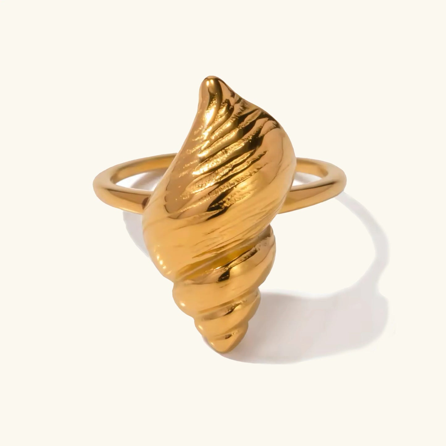 [Raffine]Ohana Sea Conch Gold Ring
