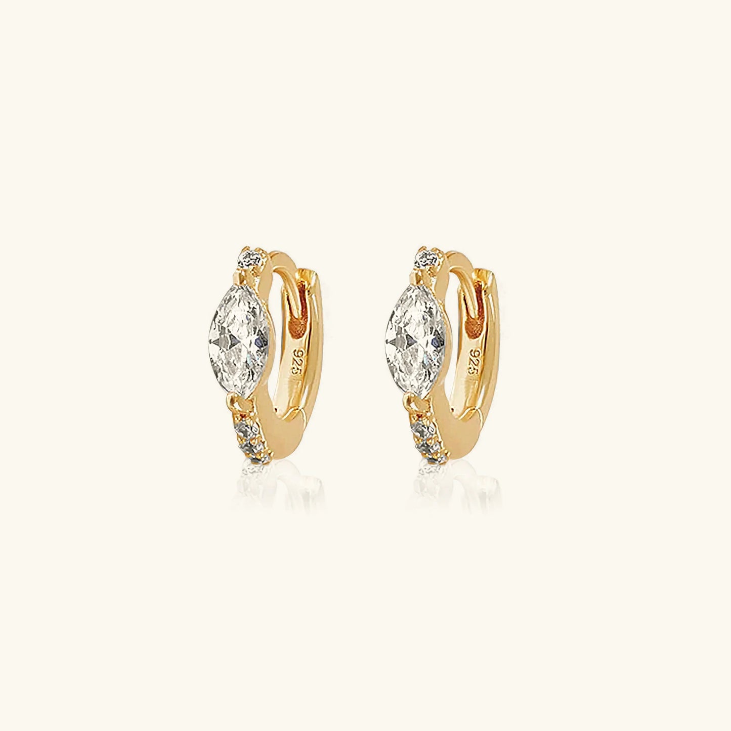 [Raffine]Mariah Mini Diamond Hoops