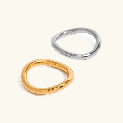 [Raffine]Miley Gold & Silver Layered Rings