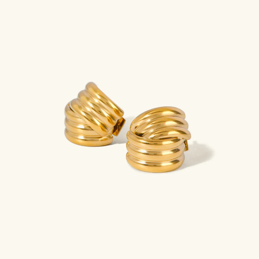[Raffine]Avalon Gold Earrings